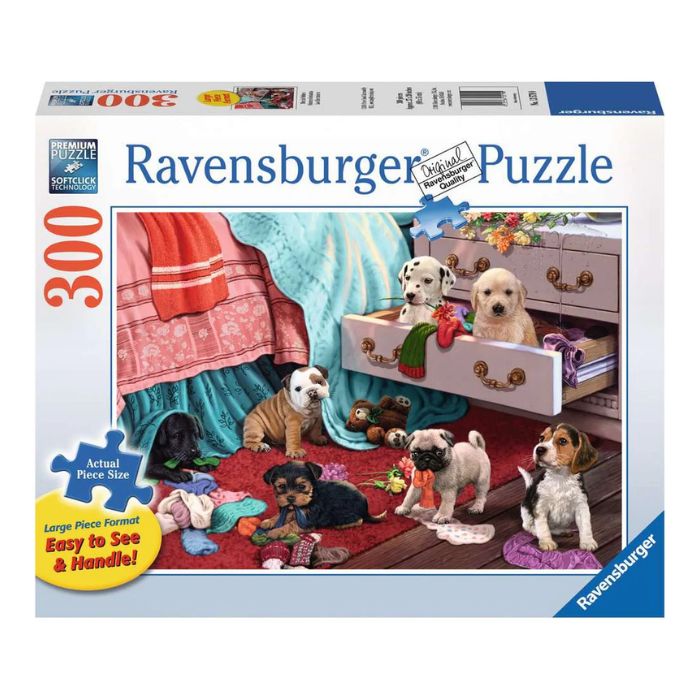 Casse-tête Ravensburger 300 morceaux chiots faiseurs d’embarras
