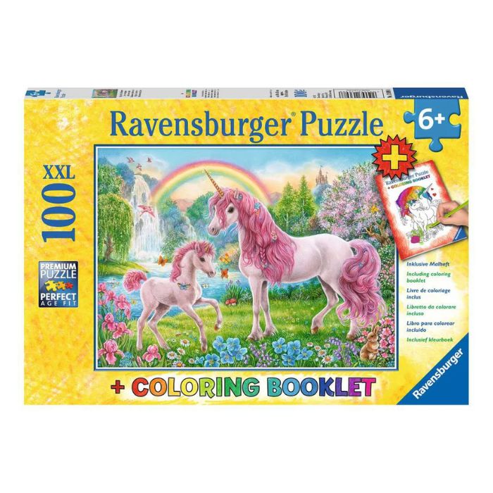 Casse-tête Ravensburger 100 morceaux licornes magiques (6 ans et +)