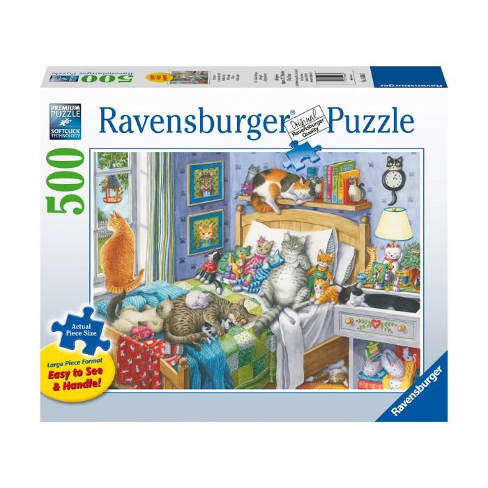 Casse-tête Ravensburger 500 morceaux sieste de chat