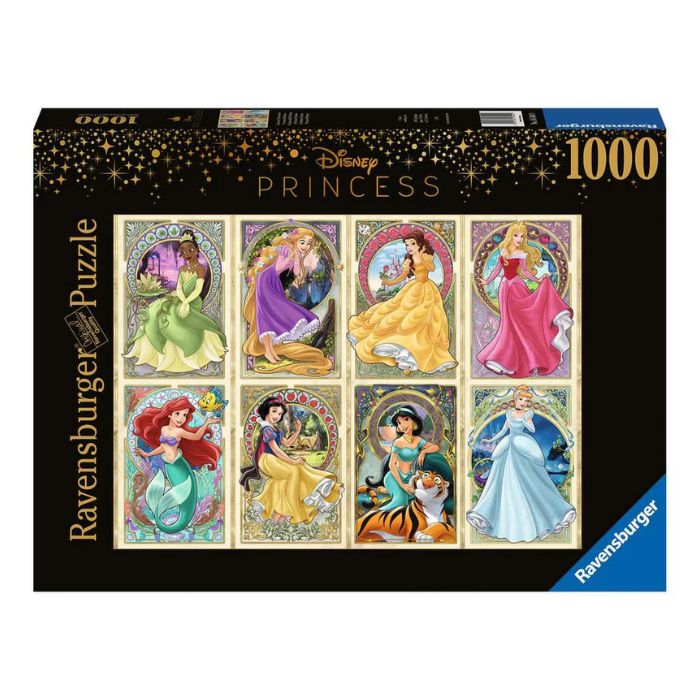 Casse-tête Ravensburger 1000 morceaux princesses Disney Art Nouveau