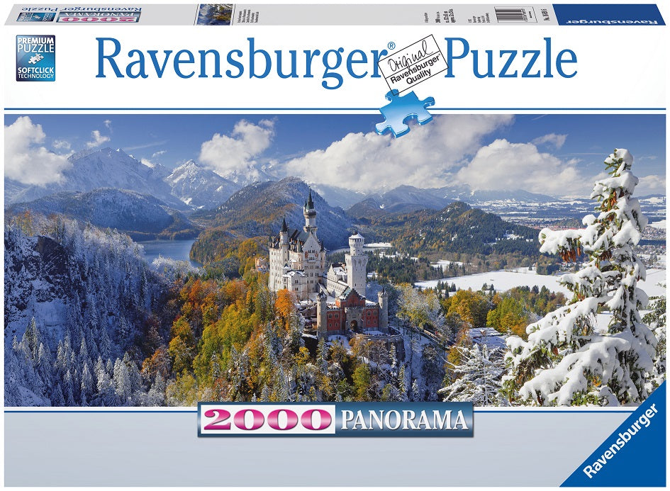 Casse-tête Ravensburger 2000 morceaux Neuschwanstein en neige