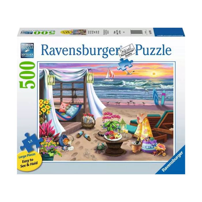 Casse-tête Ravensburger 500 morceaux cabana retraite