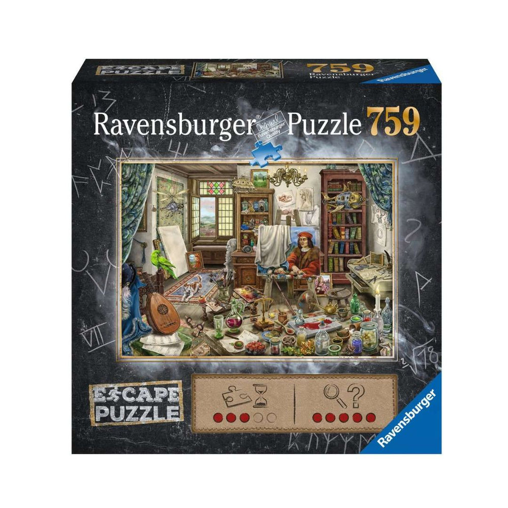 Casse-tête Ravensburger 759 morceaux Escape Puzzle l'atelier de l'artiste