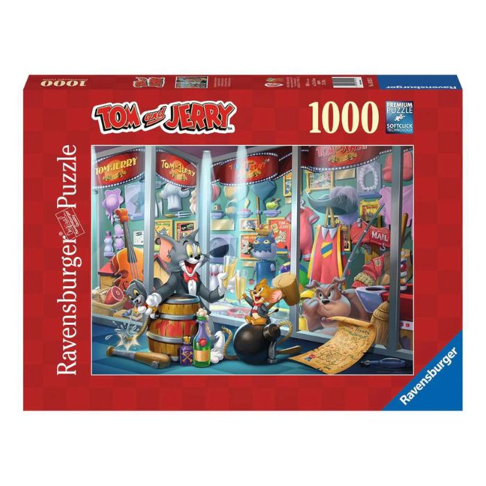 Casse-tête Ravensburger 1000 morceaux Tom & Jerry temple de la renommée