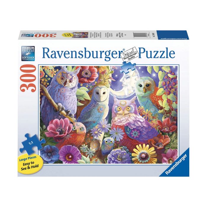 Casse-tête Ravensburger 300 morceaux hiboux de nuit