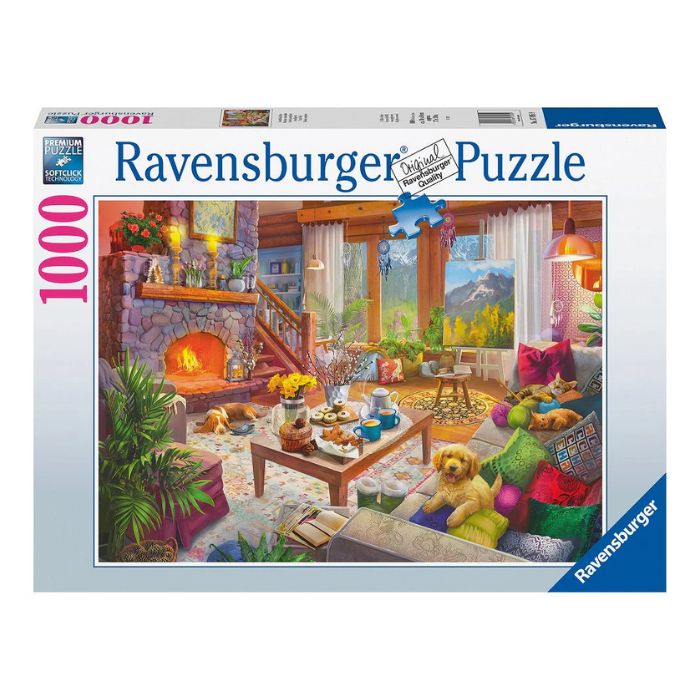 Casse-tête Ravensburger 1000 morceaux Salon relaxant
