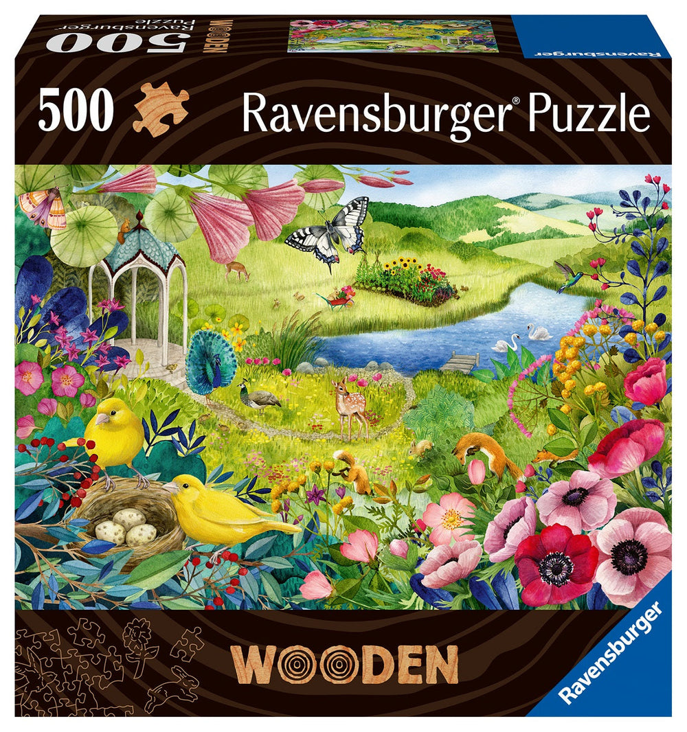 Casse-tête en bois Ravensburger 500 morceaux jardin