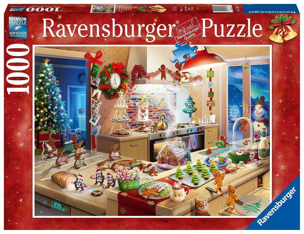 Casse-tête Ravensburger 1000 morceaux Cuisine de Noël