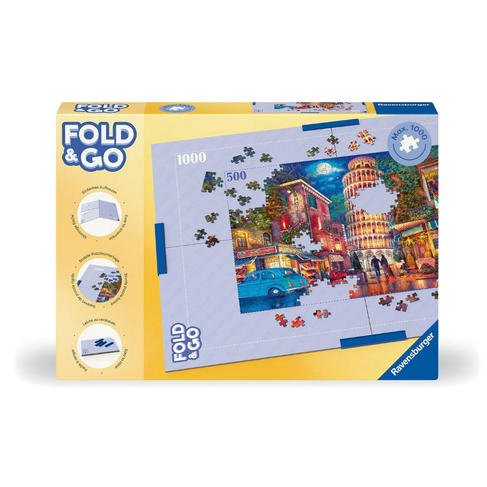 Tapis à casse-tête 500 à 1000 morceaux Fold & Go
