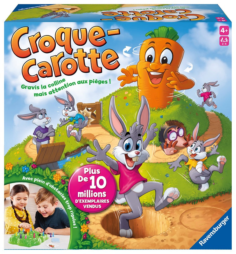 Jeu Croque-Carotte (4 ans et plus, 2-4 joueurs)