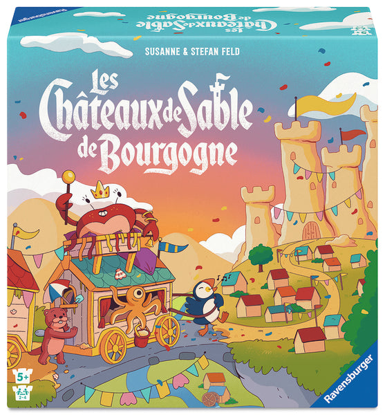 Jeu Les Châteaux de Sable de Bourgogne (5 ans et plus, 2 à 4 joueurs)