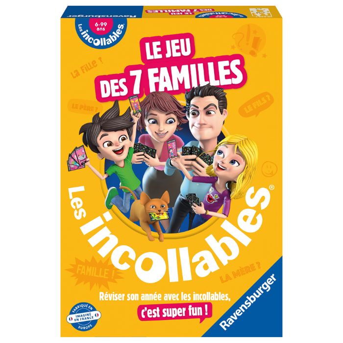 Jeu Le jeu des 7 familles Les incollables (6 ans et plus)