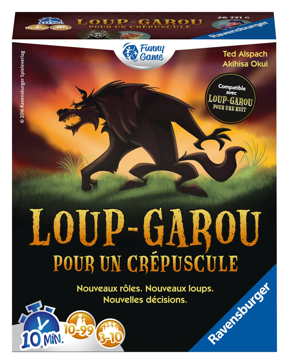 Jeu Loup-Garou pour un crépuscule (10 ans et plus)