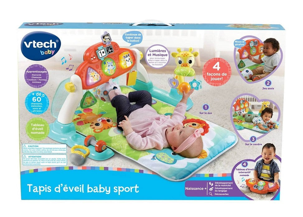 Vtech Baby Sport tapis d'éveil 4 en 1 (0 à 12 mois)