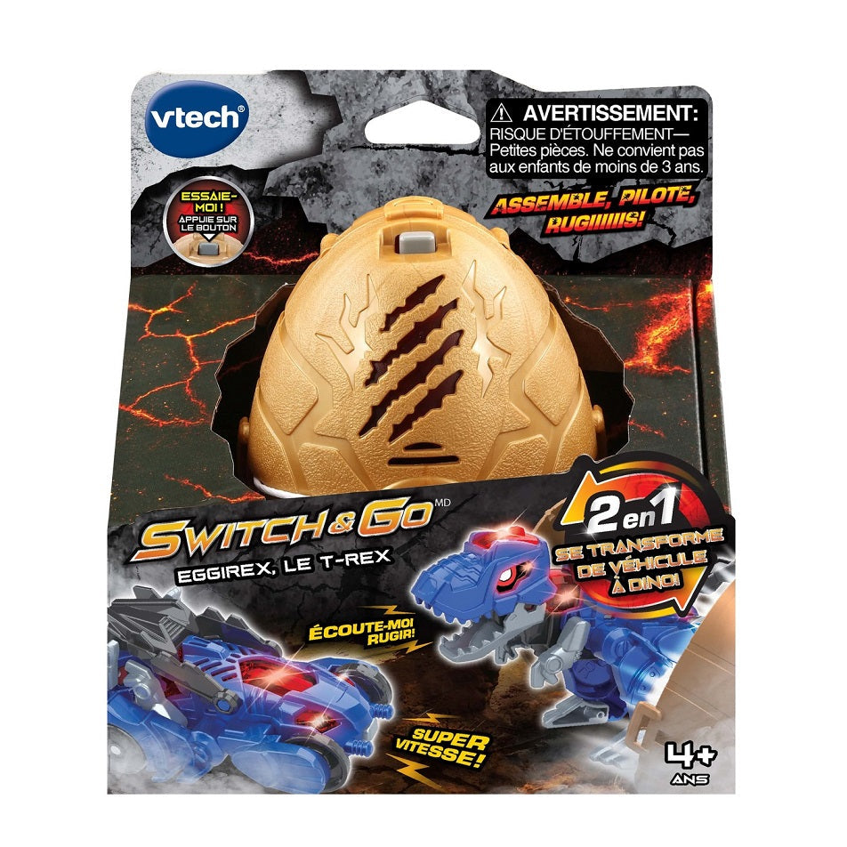 Switch & Go Eggirex le T-Rex 2 en 1 Vtech (4 ans et +)
