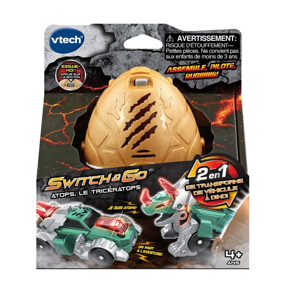Switch & Go Atops le tricératops 2 en 1 Vtech (4 ans et +)