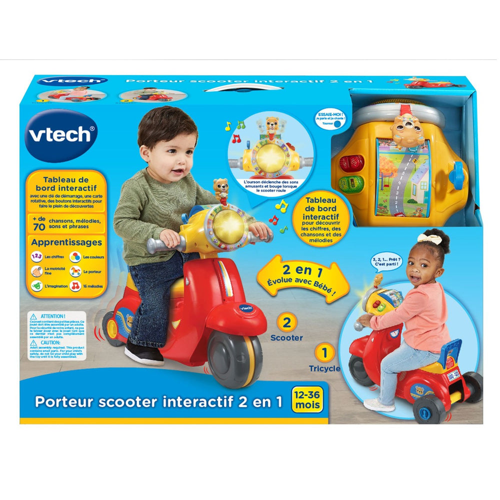 Scooter interactif rouge Vtech (12 mois et +)