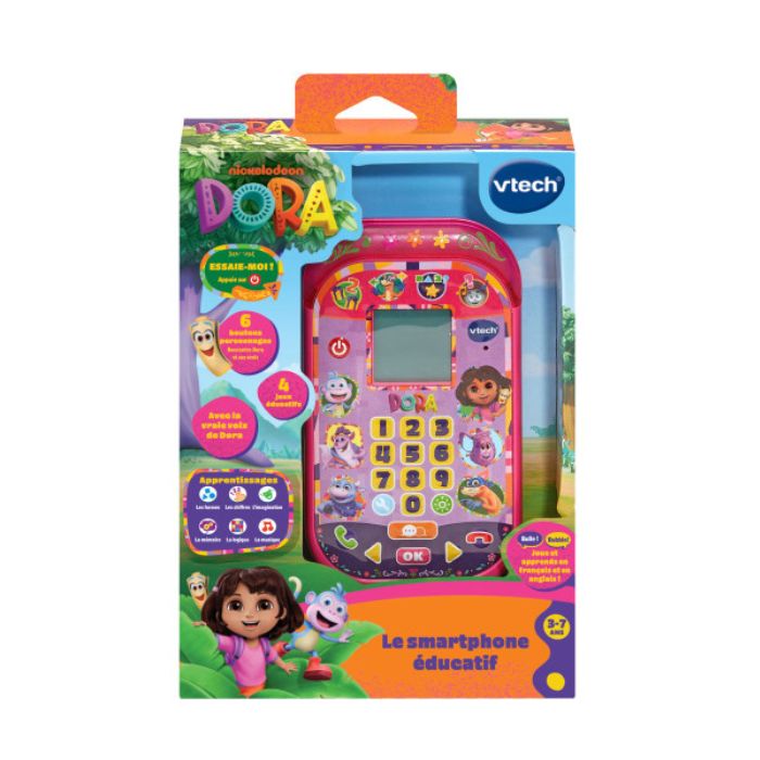 Smartphone éducatif Dora l'exploratrice Vtech (3 à 7 ans)