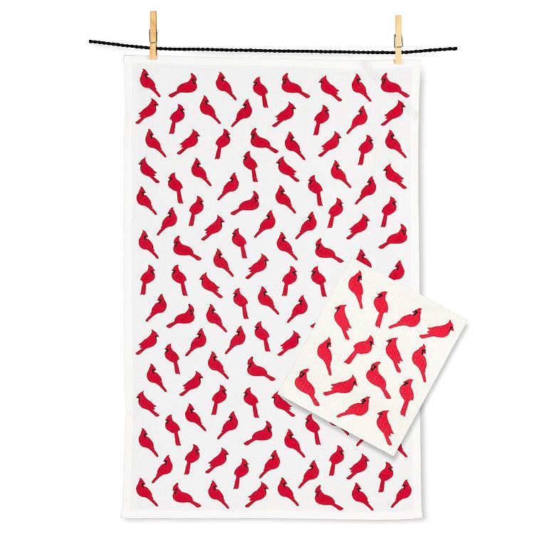 Ensemble de linges cardinal rouge (2 unités)