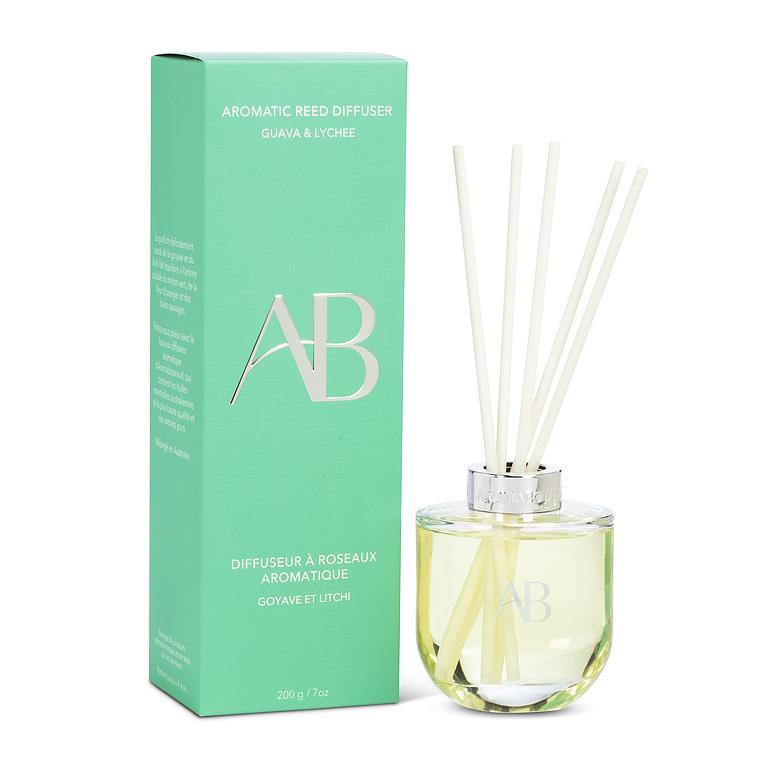 Diffuseur à roseaux 4 po Aroma Botanical goyave et litchi