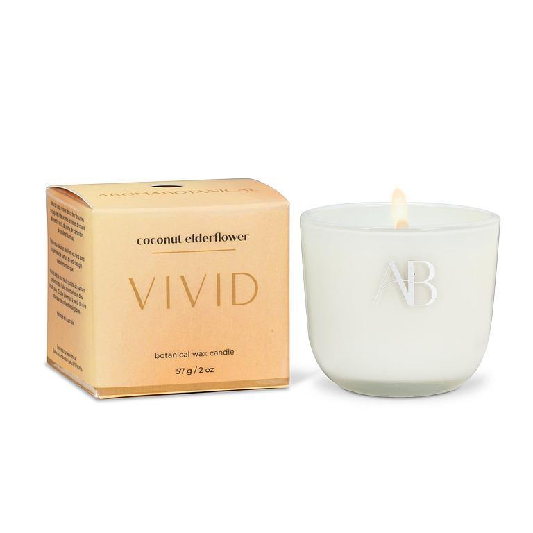 Chandelle en pot 4 po Vivid noix de coco et fleur de sureau