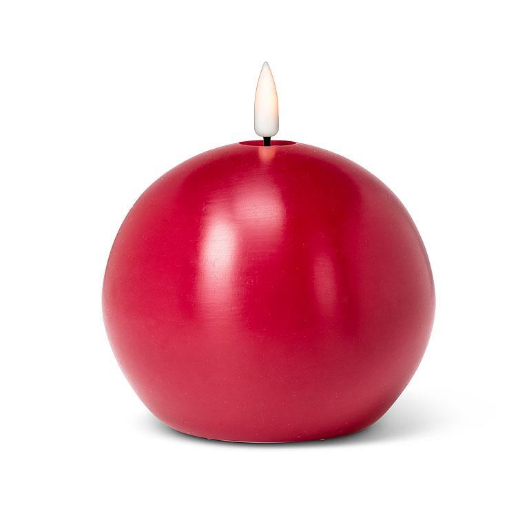 Chandelle boule DEL 4 po rouge