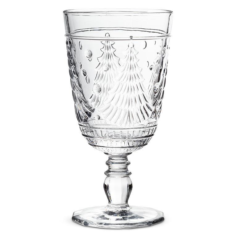 Verre sur pied 8 oz sapin