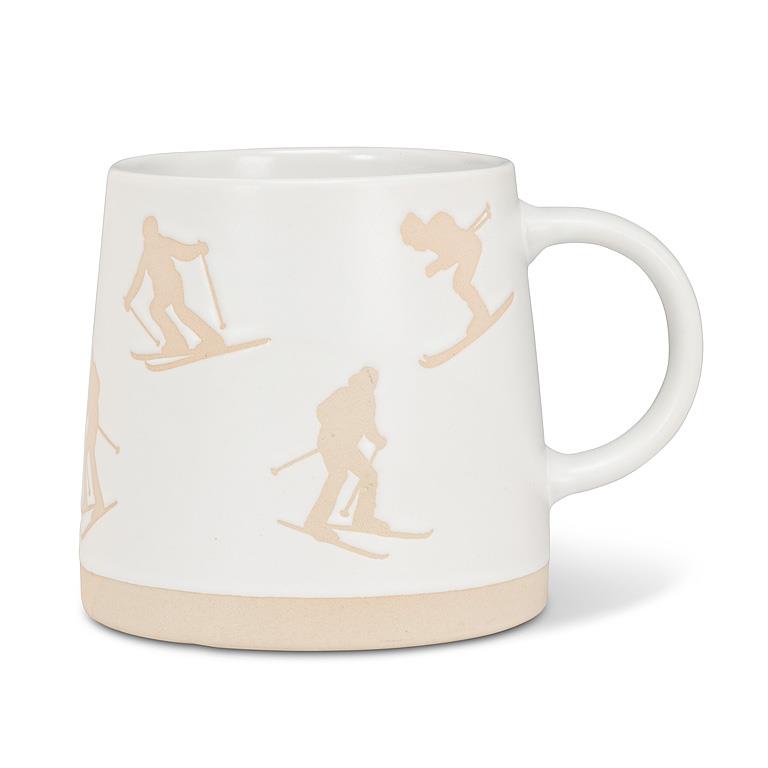 Tasse à café 14 oz skieurs