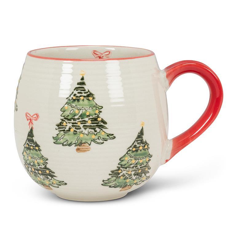Tasse à café 16 oz sapins de Noël