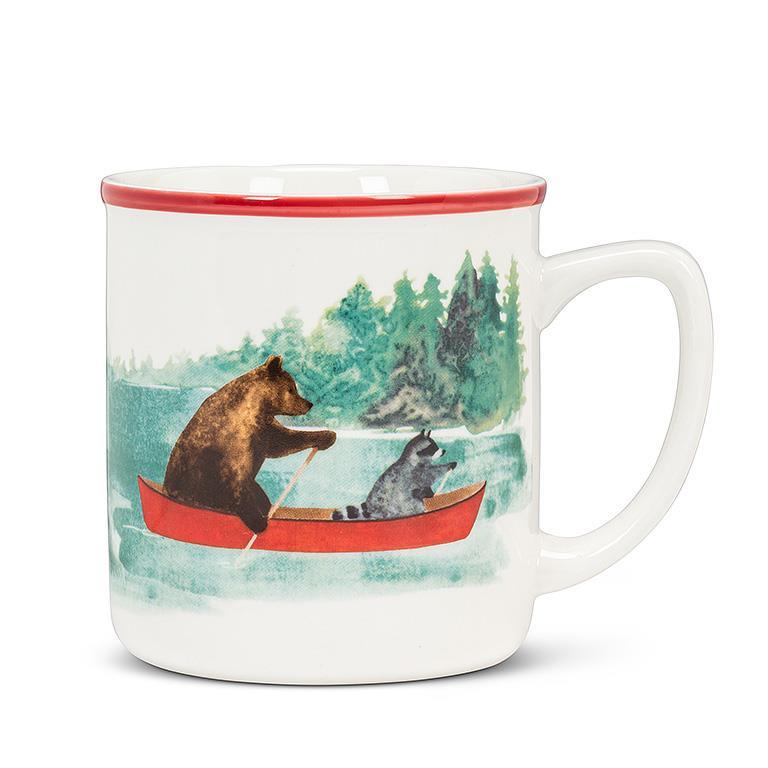 Tasse à café 16 oz animaux en canoë