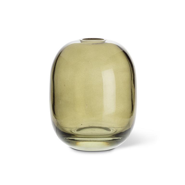 Vase 4,5 po oval vert mousse