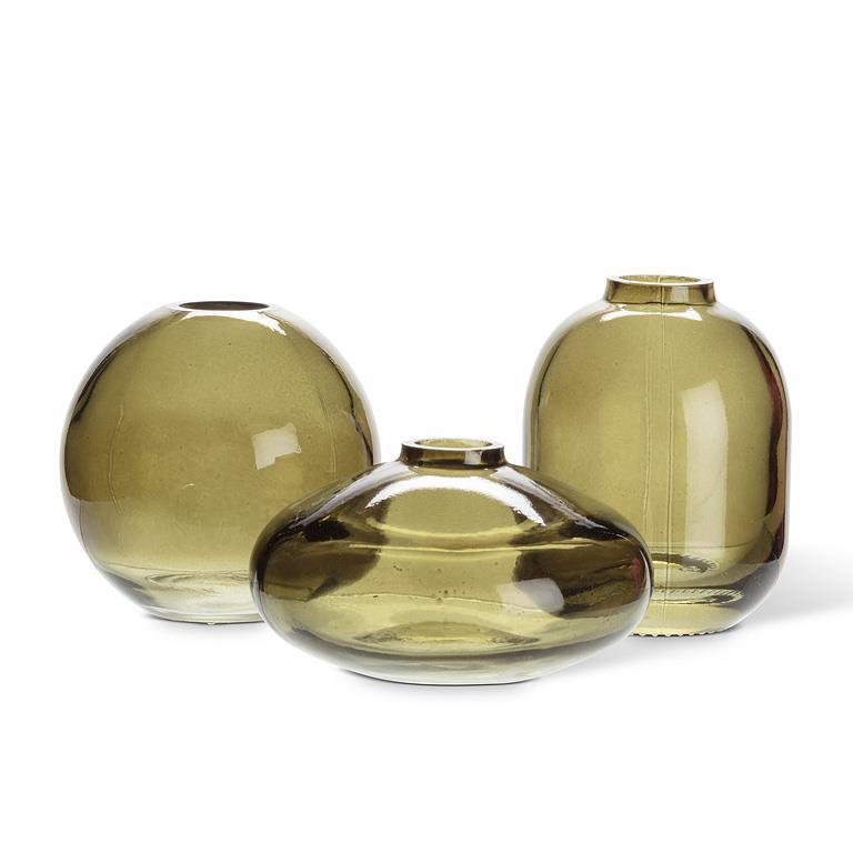 Vase 3 po vert mousse