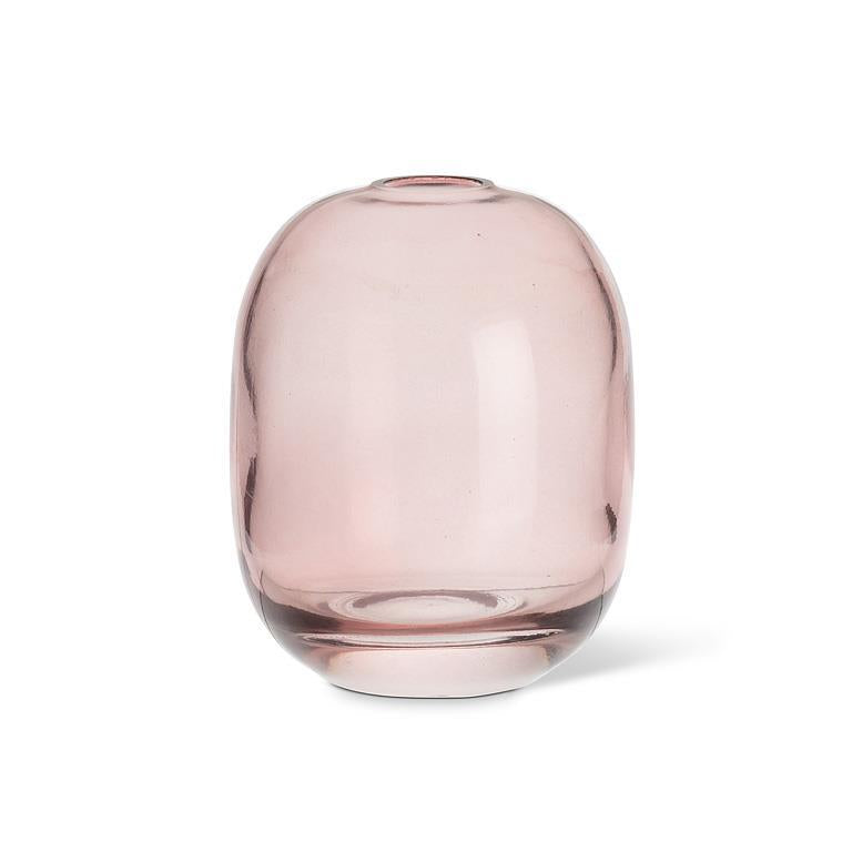Vase 4,5 po oval rose foncé