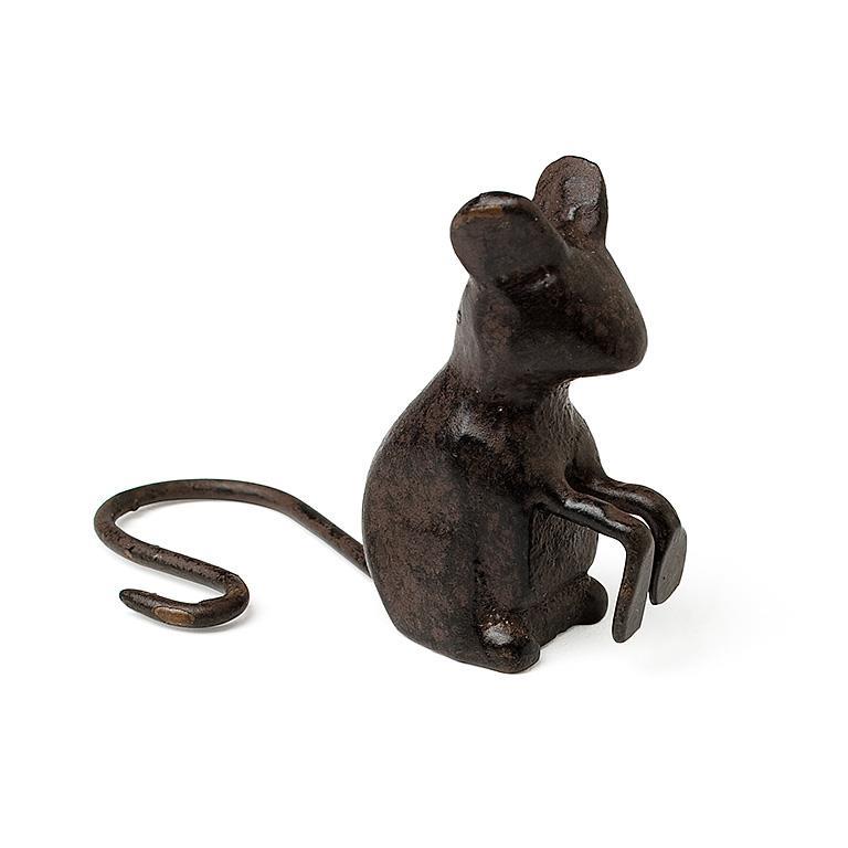 Souris en fer 2 po à accrocher pot à plante