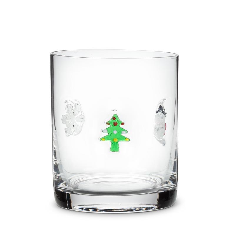Verre 16 oz motif de Noël
