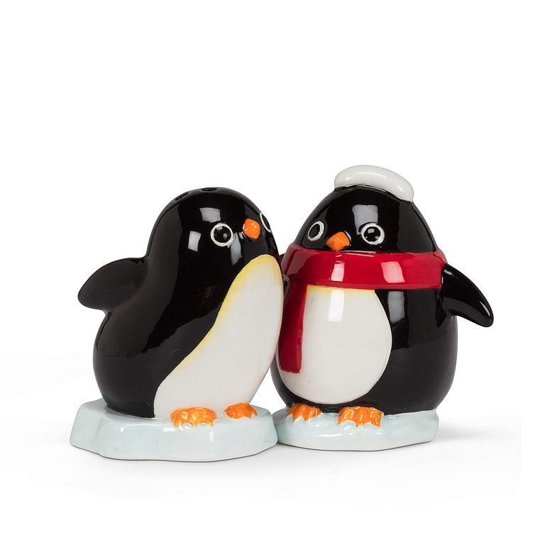 Salière et poivrière 2,5 po pingouins