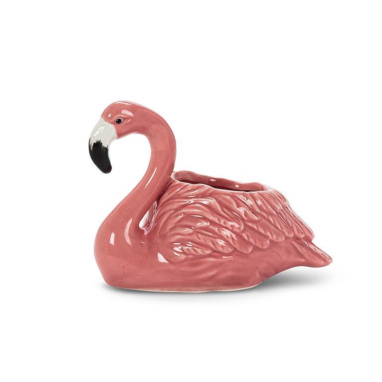 Cache-pot 3 po flamant rose