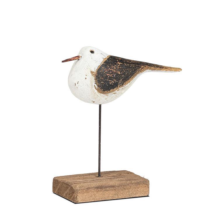 Oiseau sur pied en bois 5 po