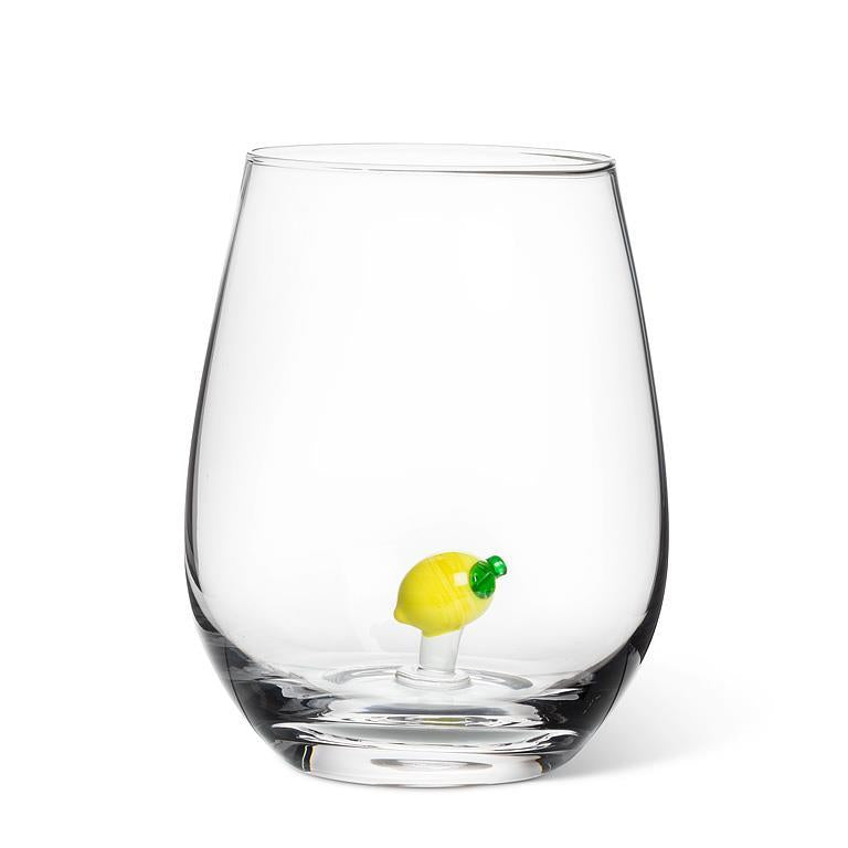 Verre à vin 4,5 po Citron