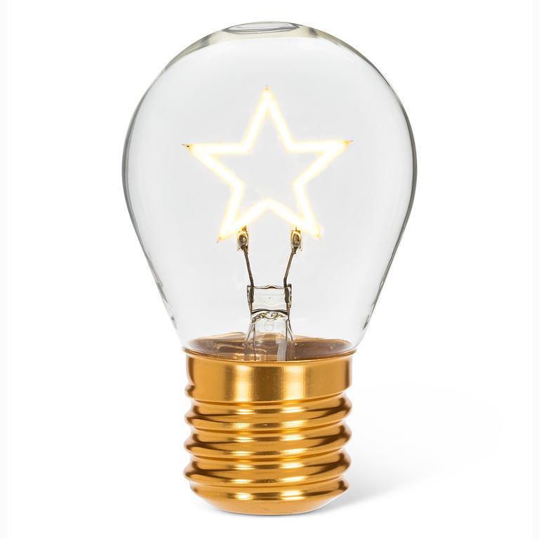 Lampe USB en forme d'ampoule DEL 4,5 po étoile
