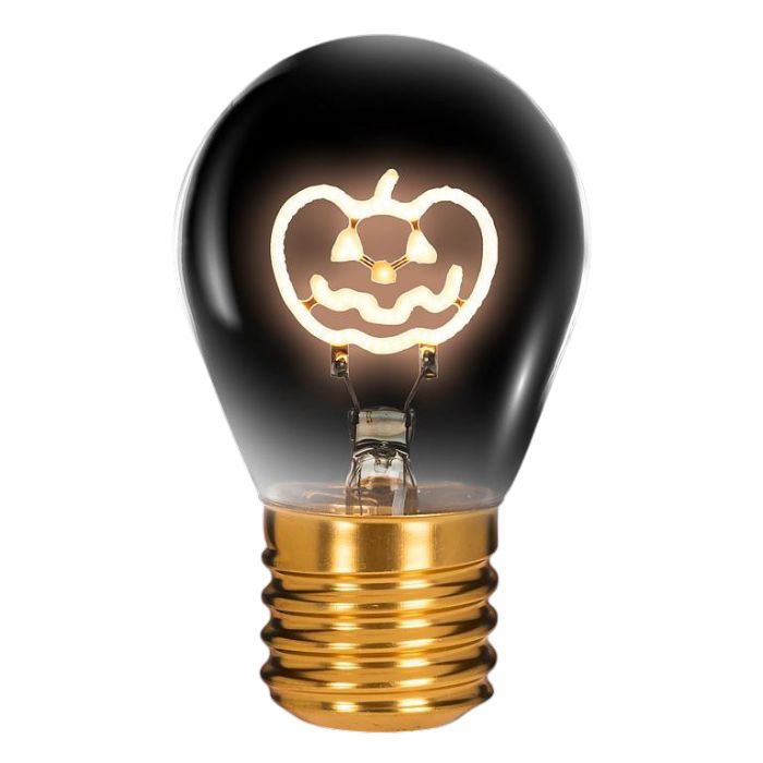 Lampe USB en forme d'ampoule DEL 4,5 po citrouille