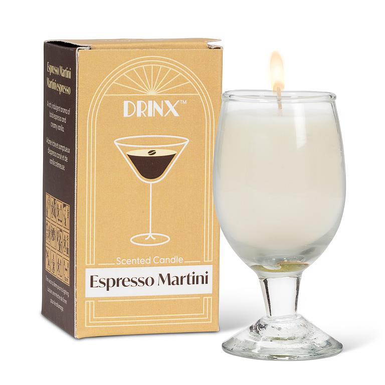 Chandelle en verre sur pied 3,5 po Espresso Martini