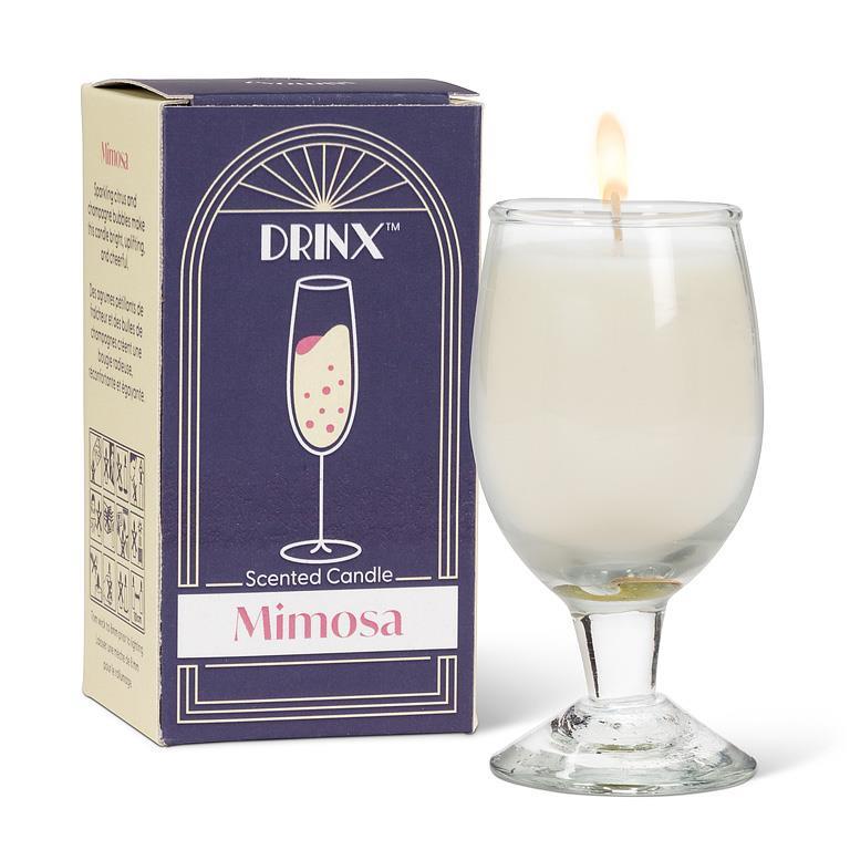 Chandelle en verre sur pied 3,5 po Mimosa