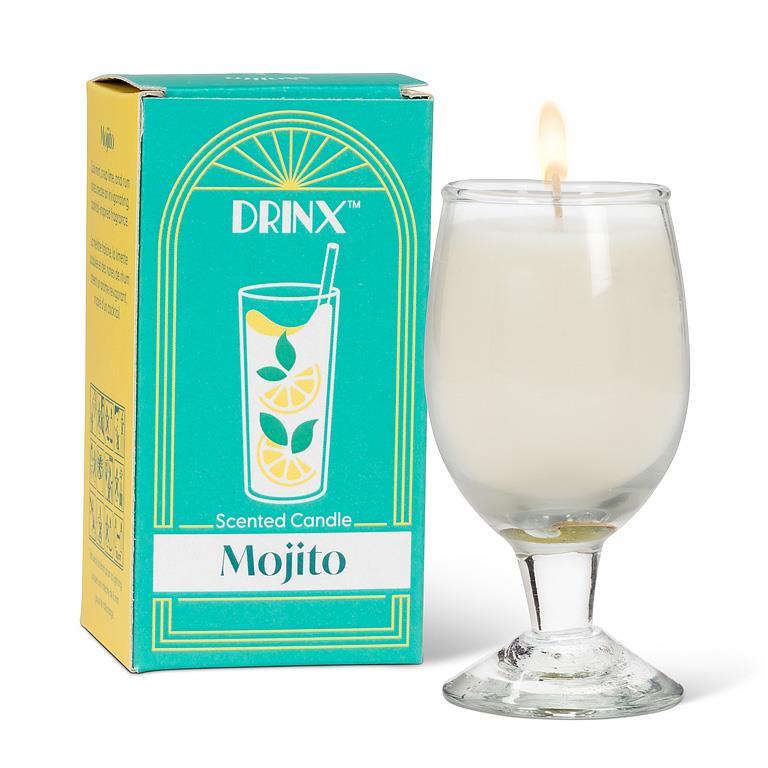 Chandelle en verre sur pied 3,5 po Mojito