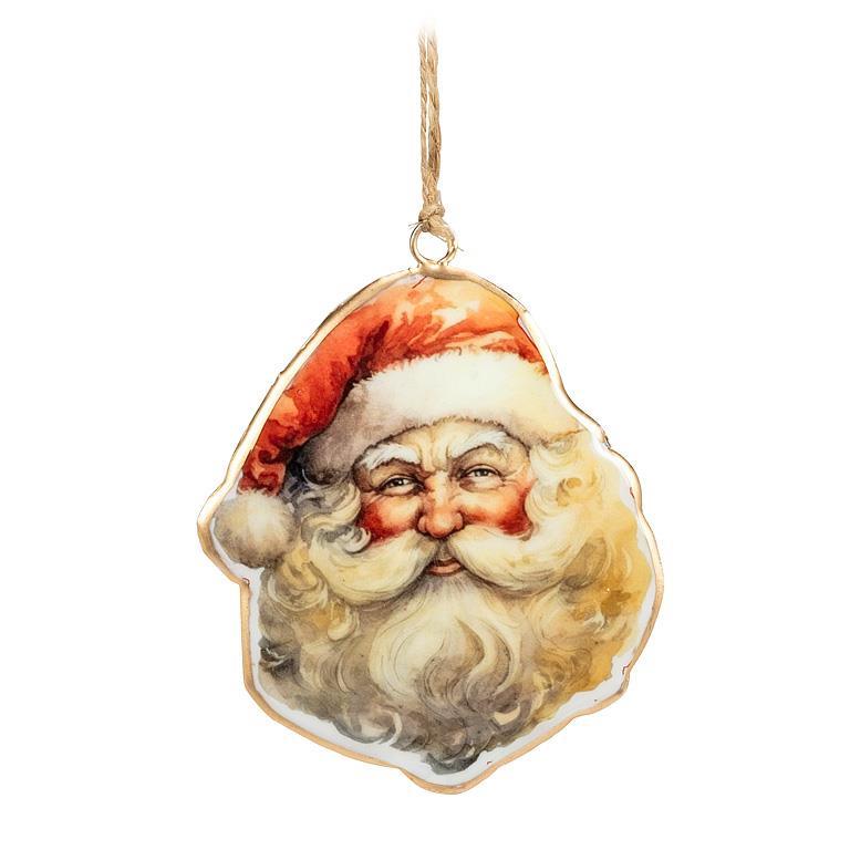 Ornement 4 po tête du Père Noël