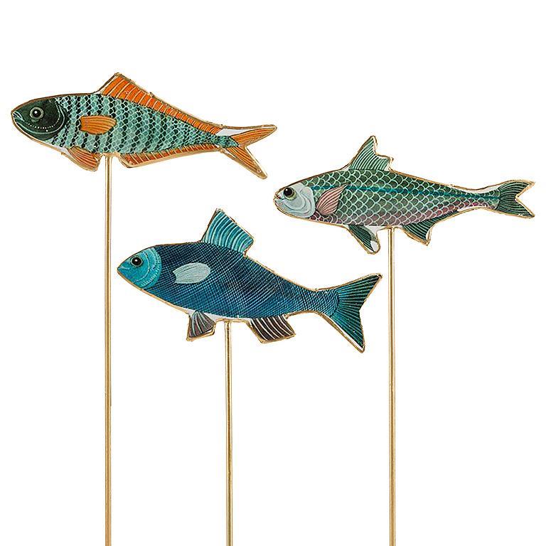 Piquet de jardin 20 po poisson