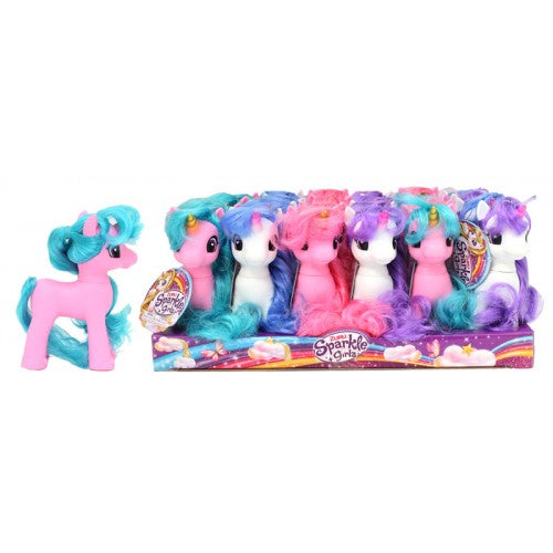 Licorne 4 pouces à longue crinière Sparkle Girl