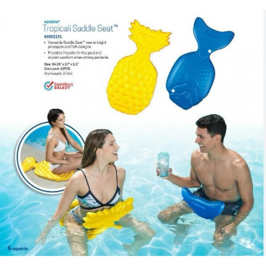 Siège flottant pour la piscine poisson/ananas