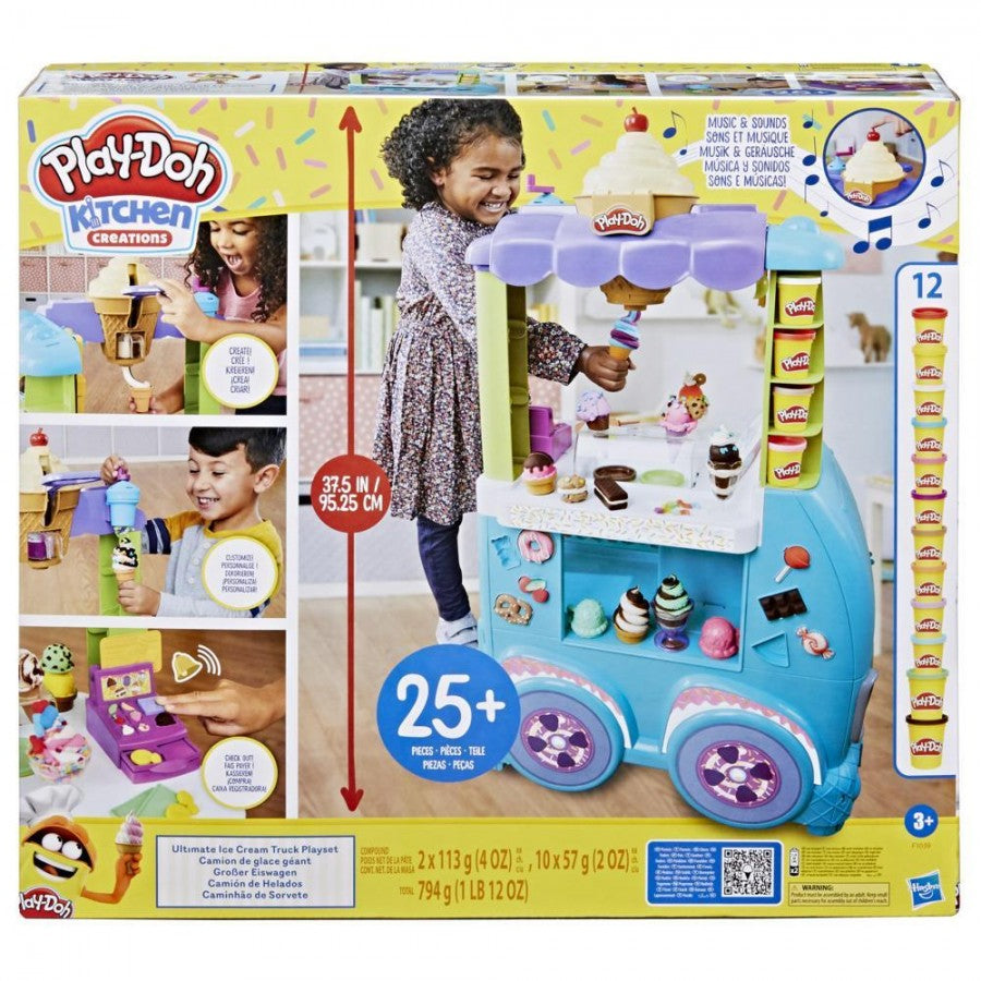 Pâte à modeler Play-Doh camion de crème glacée de rue (3 ans et plus)