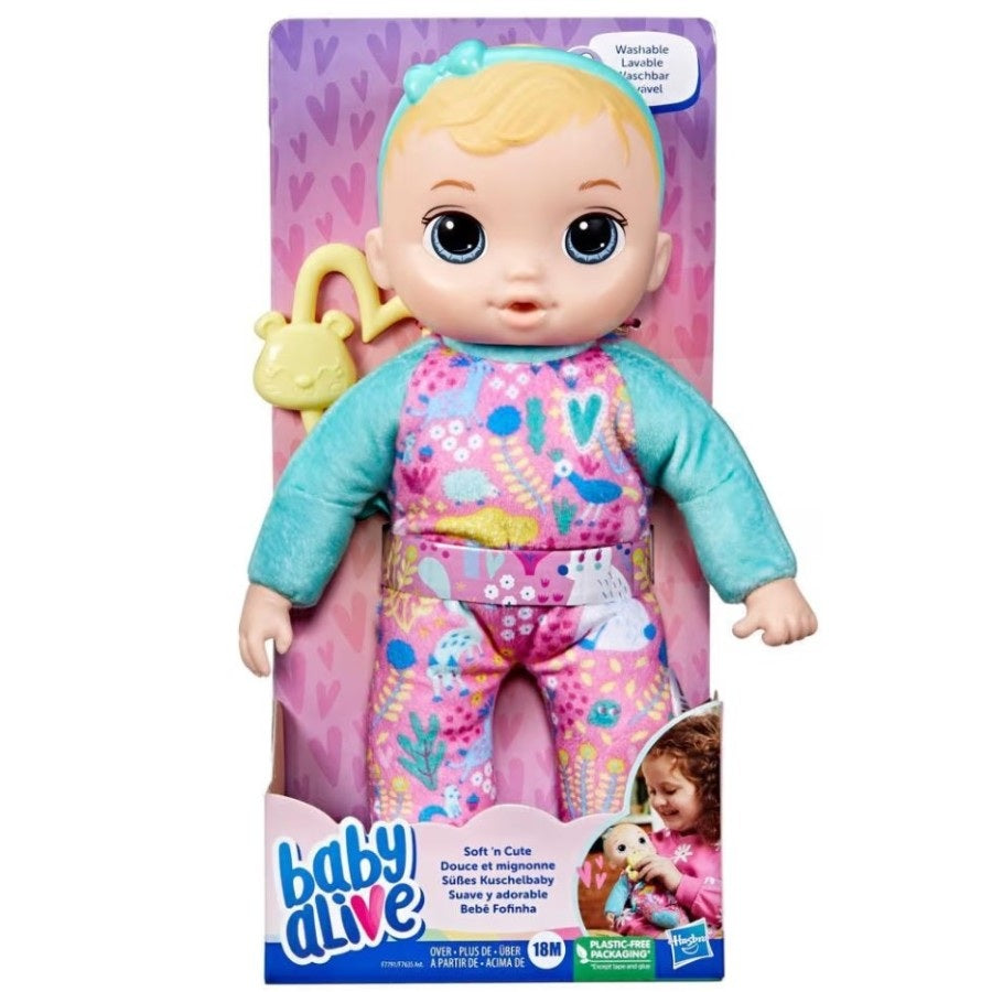 Poupée bébé cheveux blonds Baby Alive (18 mois et plus)